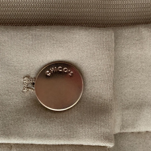 NWT CHICO'S SO SLIMMING Beige So Slimming Petite Elyse Pants Size 3 Short - Picture 5 of 15